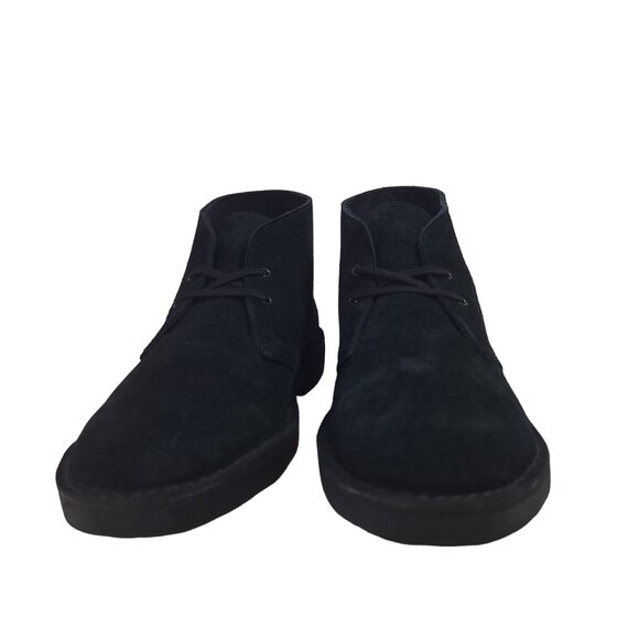 Clarks Men's NEW Black Suede Desert Boots Chukka Lace-Up Size10M - Picture 8 of 13